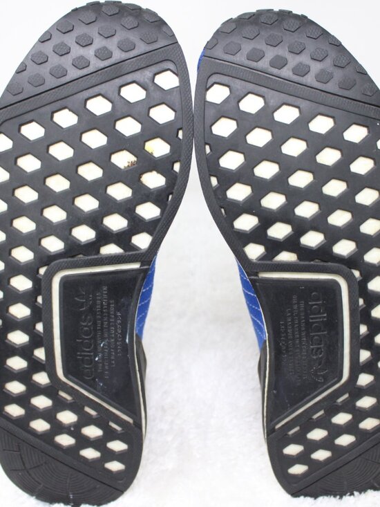 Adidas Shoes Mens 13 NMD_R1 V2 “Logo Patch” Team Power Black/Blue/Red/White main image 9